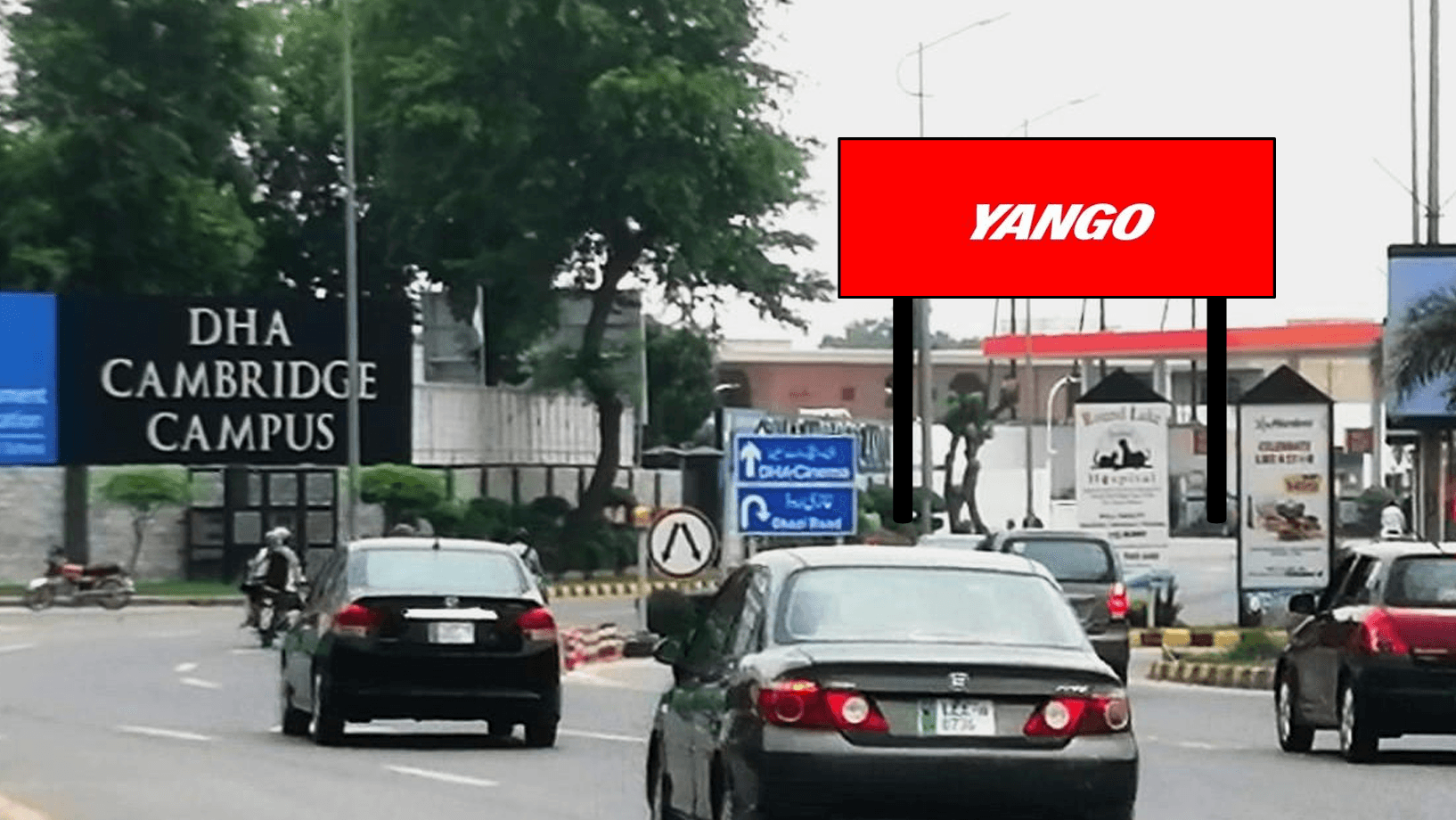 Lalik Chowk facing DHA Main Entrance